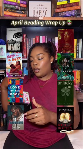 22 books?! 🥰 April Reading Wrap Up 📚 #BlackBookTok #BookTok #Booktoker #ReadingRecap #BookRecommendations