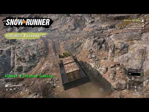 Episode 31: Into the Quarry Again. Hard Mode in Snow Runner.