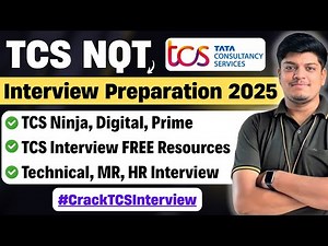 🔥TCS NQT Interview Preparation 2025 | Free Resources | Ninja, Digital, Prime (TR, MR, HR) Questions