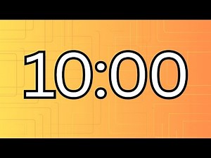 10 Minute Timer with Beep 🔔 | Pomodoro, Workout, or Classroom