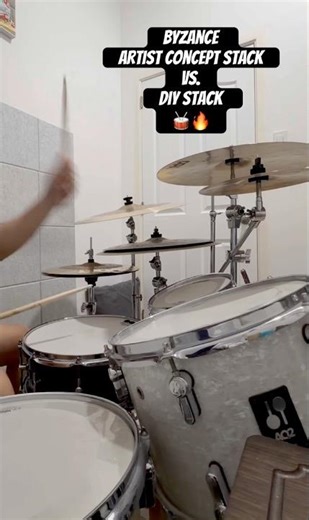 Meinl Byzance Artist Concept Stack vs. DIY Cymbal Stack