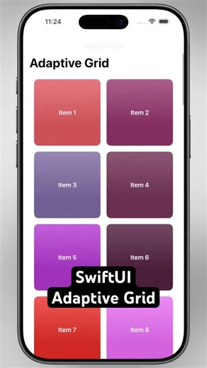 SwiftUI Adaptive Grid | No Geometry Reader #swiftui #iosdevelopment
