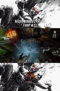 NIGHTWING VS. THUGS FIGHT #33 | BATMAN: ARKHAM CITY | #nightwing #arkhamcity #shorts