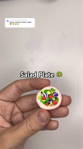 Easy Salad Plate | Air Dry Clay 🥗✨
