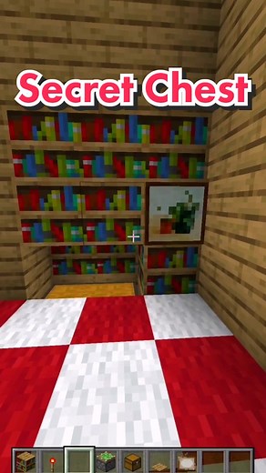 Secret Chest Room Building Tutorial in Minecraft