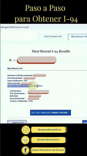 ¿Cómo obtener la I-94? / Paso a Paso para obtener la I-94