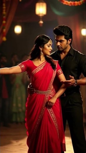 Bollywood Couple Romance | Red Saree Dance Short