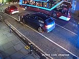 Shocking CCTV footage of ambulance responding to 999 call stuck behind car