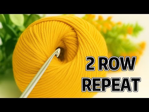 The Most Beautiful Crochet Stitch! Two Row Repeat Baby Blanket Pattern for Beginners