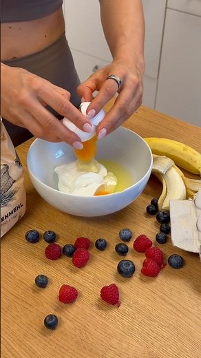 Sooo lecker! Mini Protein Pancakes 😍😍 Rezept in den Kommentaren #rezept #ernährung #fitness