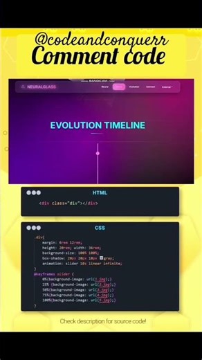 HTML CSS Slider Animation #shortsfeed #shortsvideos #viralshortsvideo #subscribe
