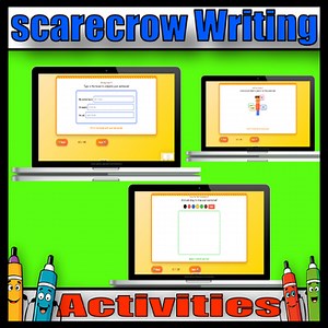 scarecrow writing for kids |digital resources| scarecrow writing center activity