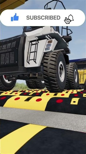 Purple Heavy Truck Faces the Impossible Highway!