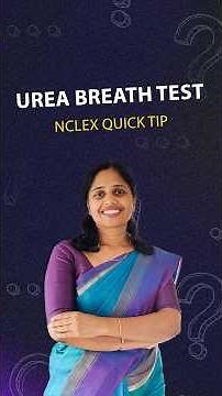 NCLEX Quick Tip: Urea Breath Test