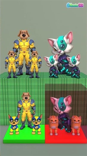 CATS AND DOGS: WHO DANCES BETTER?#dog #cat #funny #shots