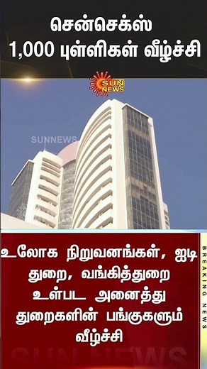 Sensex Live Update | Share Market | Stock Market | Nifty 50 | Sun News