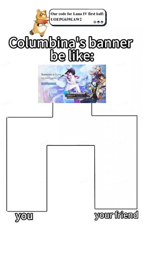 it's me... code: UOEPG639EAW2 #genshinimpact #genshinmemes #genshinwhs #genshinshorts #columbina