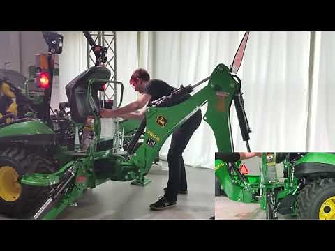 Remove EASILY the backhoe from your John Deere tractor!