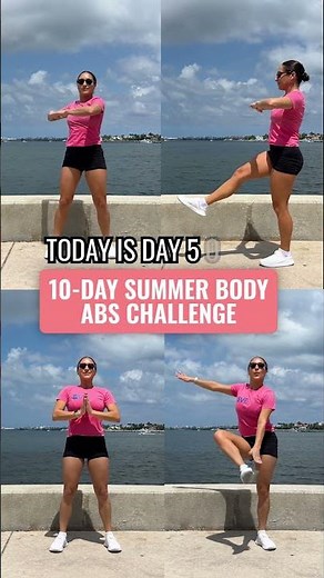 10-Day SUMMER BODY ABS Challenge - Day 5 | STANDING FAT BURN
