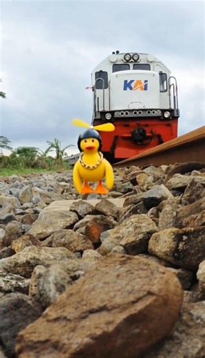 kereta api berubah wujud jadi bus guys #train #keretaapi #lokomotif