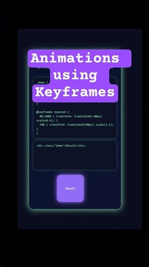 Animations Using Keyframes Part 1| animation-name Property#htmlcssjavascript#coding