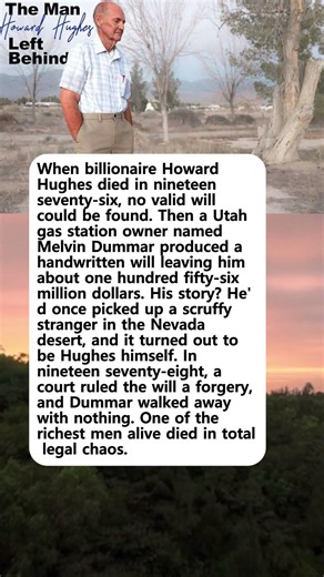 A Gas Station Worker Said Hughes Left Him A Fortune