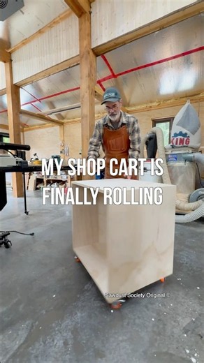 My Workshop Cart Is Finally Rolling #woodworking