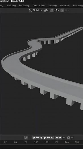 How to bend objects along curves in Blender