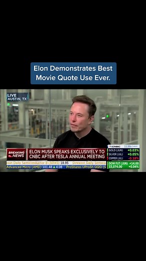 Might be one of the best moments in history right here and #ElonMusk even drops a The Princess Bride #quoteoftheday, and brilliantly might I add. #Elon “Inigo Montoya: Offer me money. Count Rugen: Yes! Inigo Montoya: Power, too, promise me that. [He slashes his other cheek] Count Rugen: All that I have and more. Please... “ And he closes this video with “I’ll say what I want to say, and if the consequence of that is losing money, so be it,