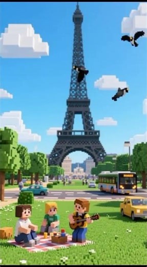 Minecraft Eiffel Tower: Menara Besi yang Mengubah Paris #minecraft #lego #roblox #eiffeltower