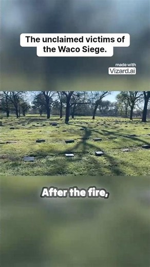 The unclaimed victims of the 1993 Waco siege are buried here ￼