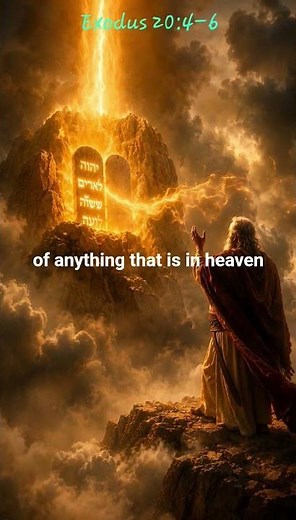 🔥 The Second Commandment — Exodus 20:4–6