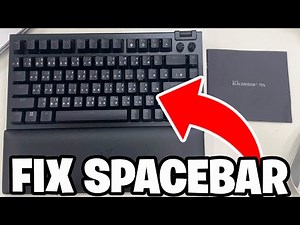 How To Fix Mechanical Keyboard Spacebar! - Tutorial