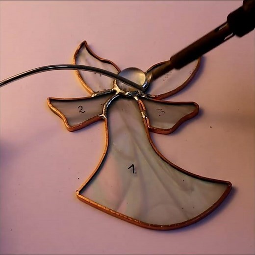 Stained Glass Angel. Beginner level. DIY, MrHiArt