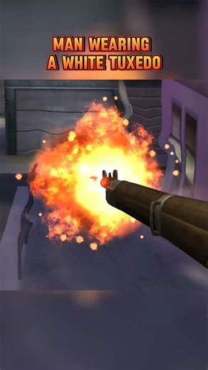 target: man wearing a white tuxedo 🚷 #gaming #trending #short