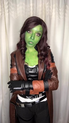 What was the plan? #gamora #guardiansofthegalaxy #gamoracosplay #marvel #starlord #marvelcosplay
