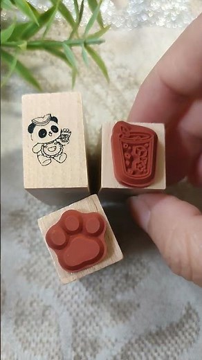 This is definitely your favorite wooden rubber stamp, for making cards, gifts, etc. #art#journaling