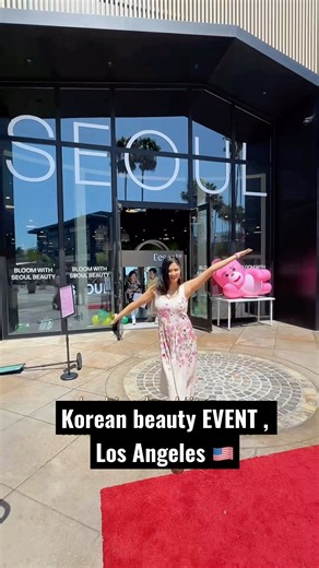 GRWM FOR AN EVENT♥️🌸 seoul beaucation at THE GROVES, LA #kbeautyevent #koreanevent #creatorevent