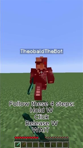 How To Combo in Minecraft W Tapping #minecraft #gaming #mincraftpvp #minecraftgaming #guide