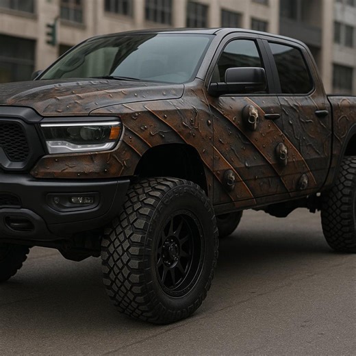 Armored Metal Truck Wrap | Industrial Rust Texture Vinyl Car Wrap | Custom 3D Vehicle Wrap for Pickup or SUV | Gift for Car Lovers - Etsy