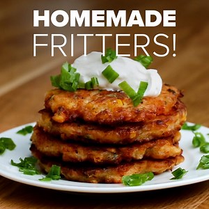 16K views · 94 reactions | We have the perfect party snack just for you! These crunchy delicious fritters are easy to make and are sure to impress your guests.  RECIPE: https://tasty.co/compilation/crispy-homemade-fritters | Tasty UK | Facebook