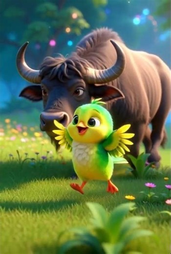 Con chim non trên cành hoa #conchim #chim #cute