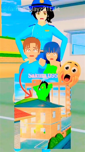 Zombie besar di Sakura😱😬#sakuraschoolsimulator​#sakura​#youtubeshorts​#shorts​#viral