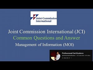 JCI QA-Management of Information (MOI)