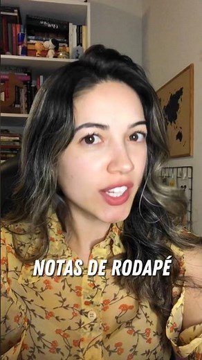 Como usar as notas de rodapé? #tcc #mestrado #faculdade #letras #dicasdeescrita
