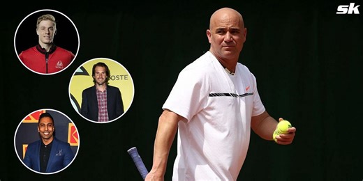 "Still fire" - Denis Shapovalov, Tommy Haas, Prakash Amritraj and others react to Andre Agassi's return to the tennis court after year-long hiatus