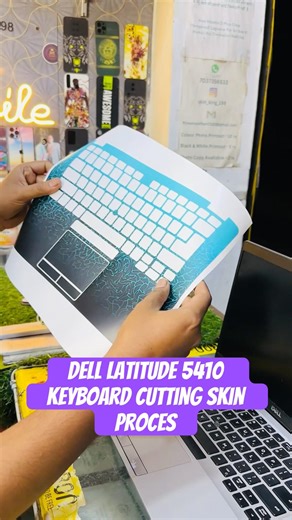 Dell Latitude 5410 Peel Cut Out Skin✅ #lamination #skinking198