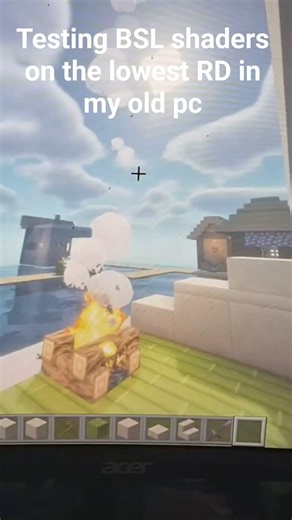 bsl shaders test on my old pc