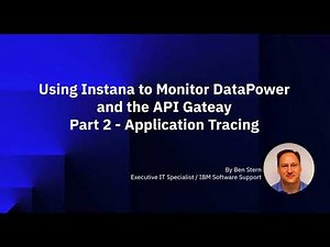 Configuring DataPower Tracing with Instana
