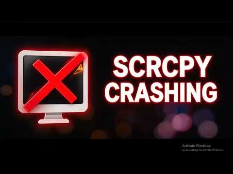 How to fix SCRCPY closing randomly